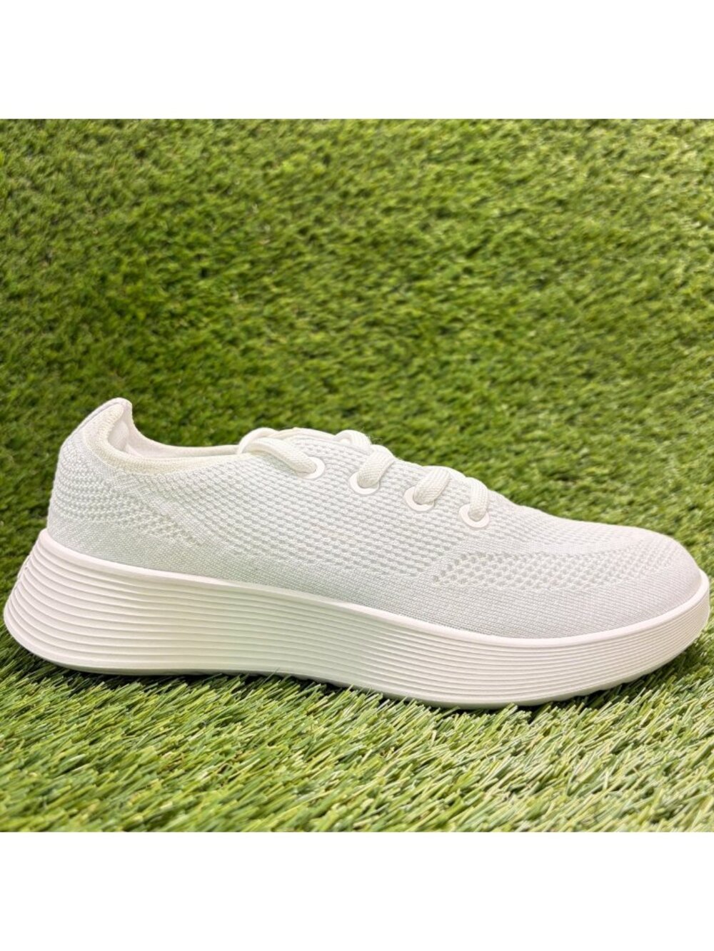 Allbirds Tree Runner Go Womens Size 7.5 White Athletic Running Shoes Sneakers